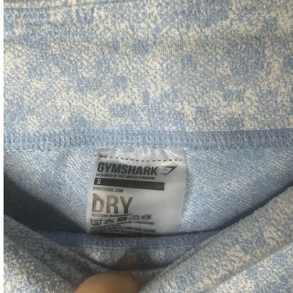 Gymshark Dry Moisture Management Fleur Blue Leggings Size Small - Picture 2 of 5